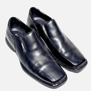Kenneth Cole Dress Shoe Black Leather Men's 9.5